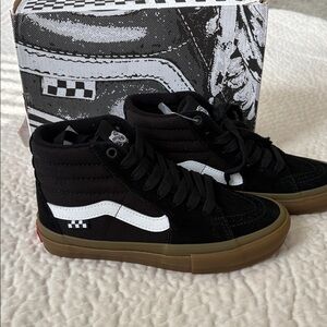 Vans Skate Sk8-Hi Black and Gum